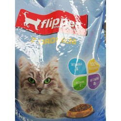 Sucha karma dla kota FLIPPER, z drobiem 2 kg.  - 1