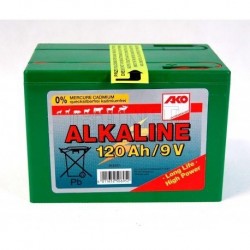 Bateria alkaliczna do elektryzatora 9V 120 Ah mała.  - 1