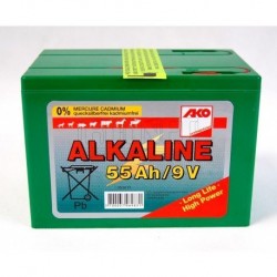 Bateria alkaliczna do elektryzatora 9V 55 Ah mała.  - 1