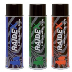 Spray RAIDEX 400ml do znakowania zwierząt, czerwony.  - 1