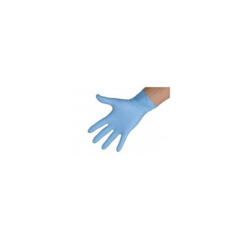 Rękawice jednorazowe Nitrile niebieskie XL.