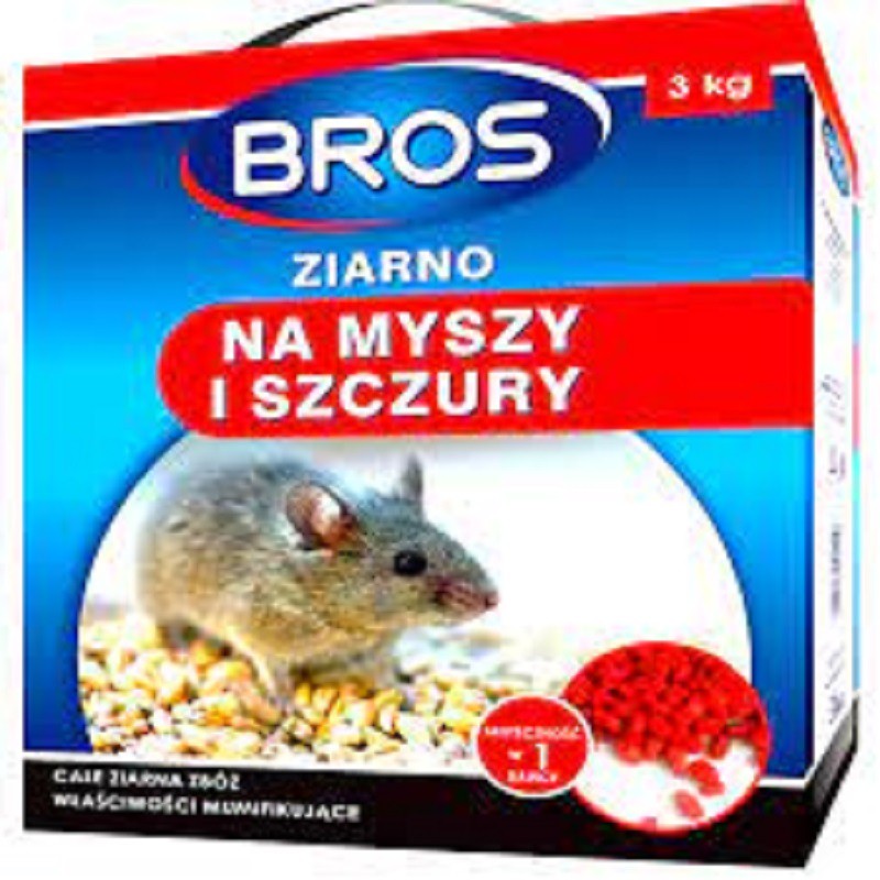 Ziarno na myszy i szczury BROS 3 kg