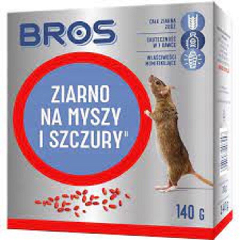 Ziarno na myszy i szczury BROS 140 g