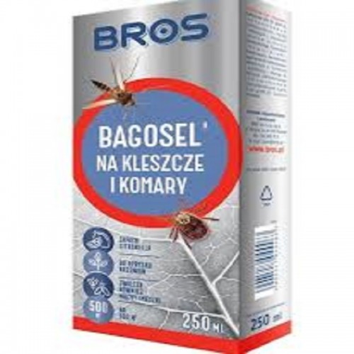 BROS BAGOSEL SKUTECZNY PŁYN NA KOMARY MUCHY 250 ML Bros-BROS BAGOSEL SKUTECZNY NA KOMARY MUCHY 250 ML
 - 1