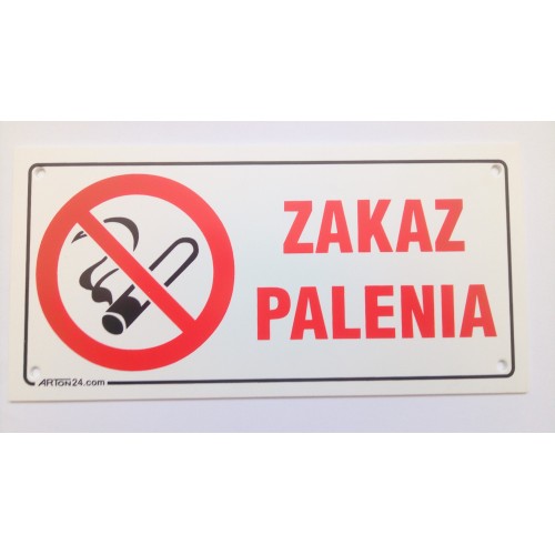 Tabliczka "Zakaz Palenia".
